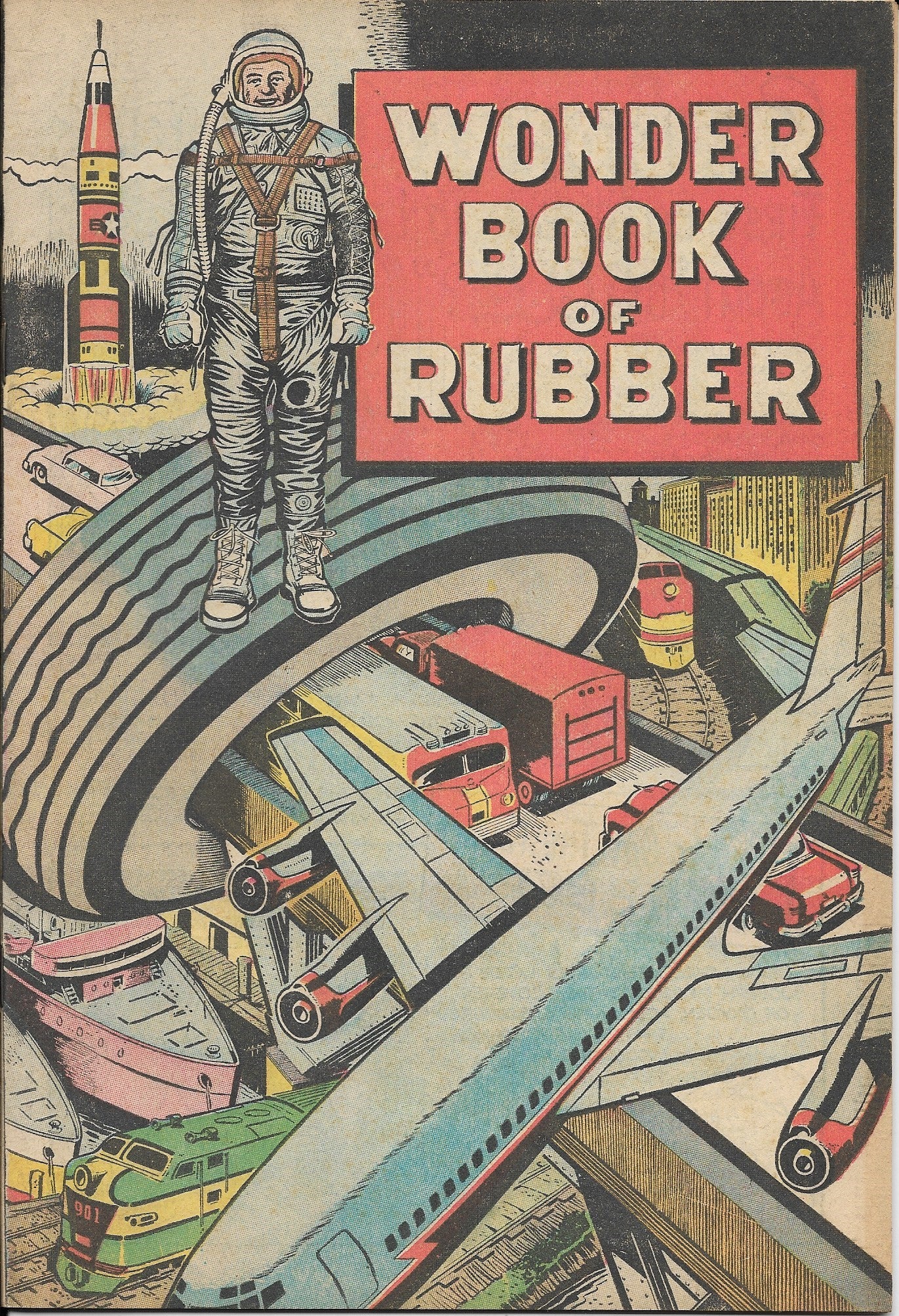 Wonder Book of Rubber, B.F. Goodrich Promotional Comic, 1960s