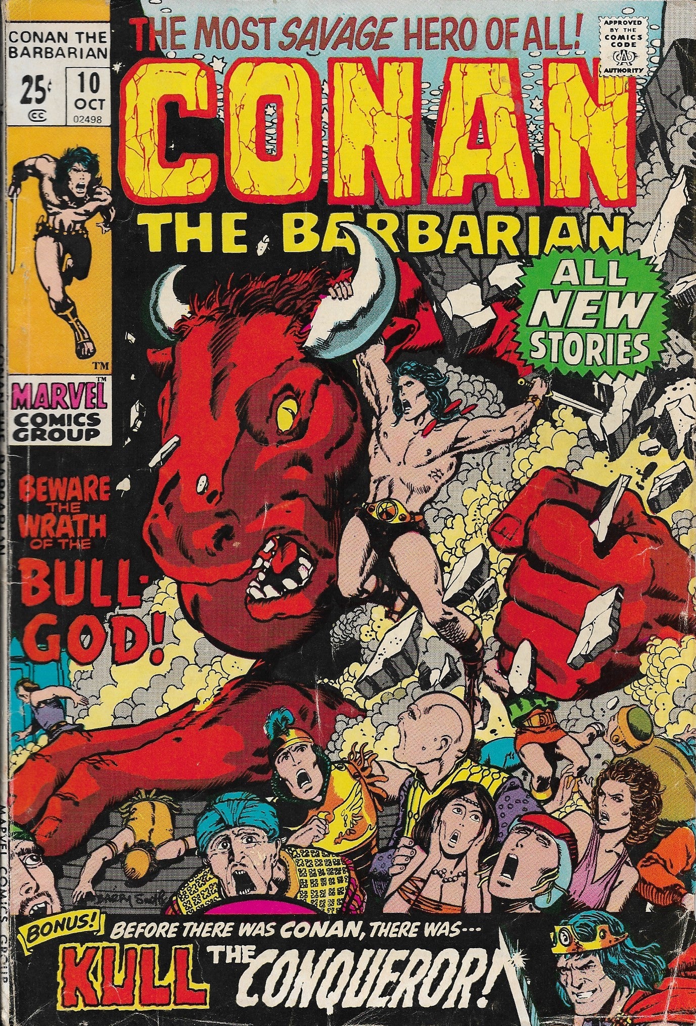 Conan the Barbarian No. 10, Marvel Comics, October 1971