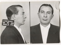 Joseph Sciortino Mugshot - Arrested on 12/15/1949 for Illegal Lottery and Bookmaking on Horses