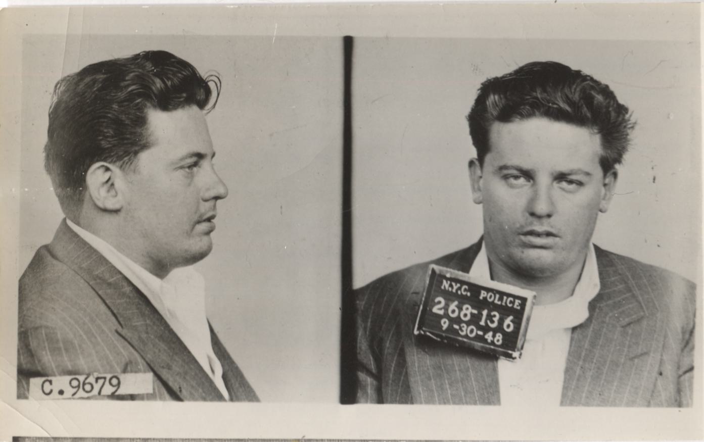 John W. Murphy Mugshot - Arrested on 9/30/1948