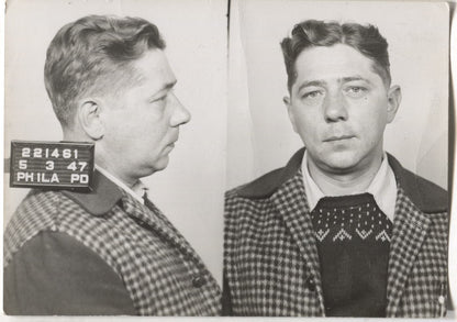 John Wiliszewski Mugshot - Arrested on 5/3/1947 for Poolselling