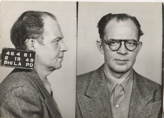 Benjamin Wexler Mugshot - Arrested on 2/19/1949 for Poolselling