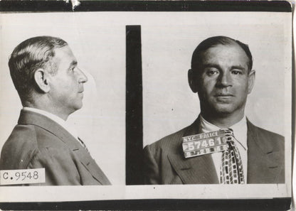 Morris Fisher Mugshot - Arrested on 9/29/1946 for Disorderly Conduct