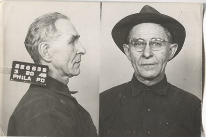 Paul Rothe Mugshot - Arrested on 3/20/1948 for Poolselling