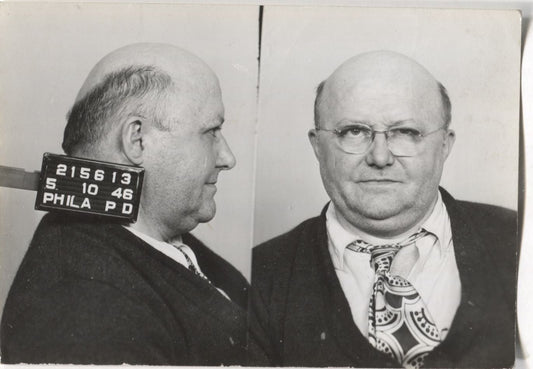 Thomas C. Phillips Mugshot - Arrested on 5/10/1946 for Poolselling on Horses