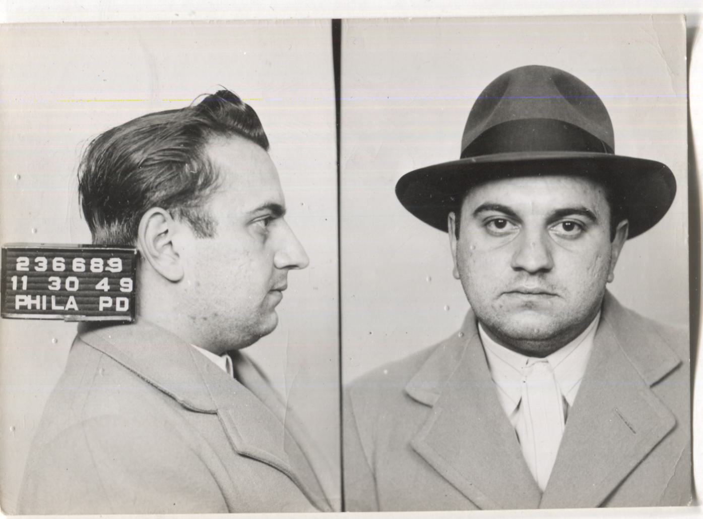 Raymond Billey Mugshot - Arrested on 11/30/1949 for Illegal Lottery & Conspiracy