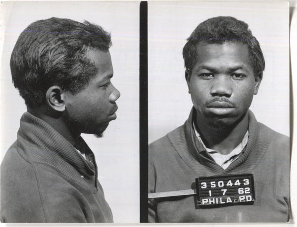 Theodore Robinson Mugshot - Arrested on 1/7/1962 for Gambling on the Highway