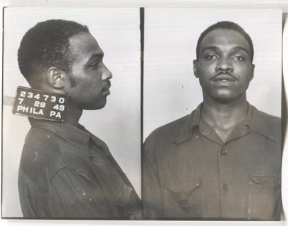 Willie A. Stewart Mugshot - Arrested on 7/29/1949 for Illegal Lottery