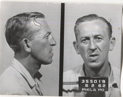 George Stroby Mugshot - Arrested on 6/2/1962 for Illegal Lottery