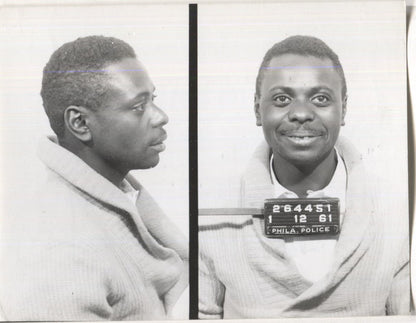 John Smith Mugshot - Arrested on 1/12/1961 for Illegal Lottery
