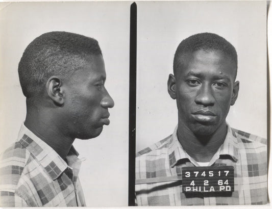 George Horne Mugshot - Arrested on 4/2/1964 for Illegal Lottery