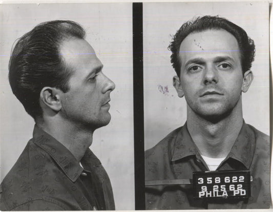 Anthony Purificato Mugshot - Arrested on 9/25/1962 for Illegal Lottery