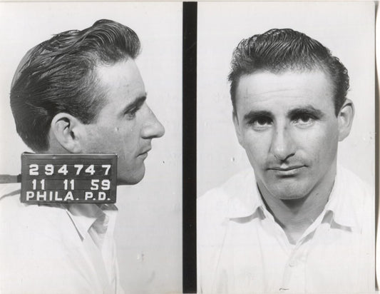 Albert Coccia Mugshot - Arrested on 11/11/1959 for Illegal Lottery