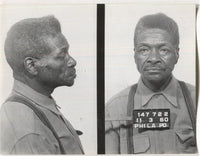 Nathan Perrin Mugshot - Arrested on 11/3/1960 for Illegal Lottery