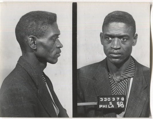 Mitchell Grady Mugshot - Arrested on 5/1960 for Illegal Lottery