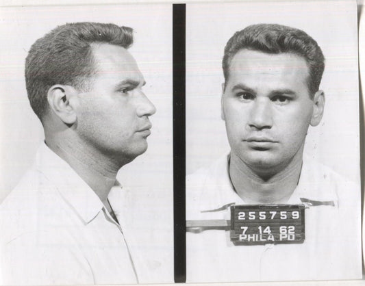 Joseph LaRosa Mugshot - Arrested on 7/14/1962 for Being a Gambling House Proprietor