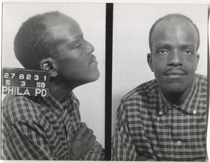 Euegene Wilson Mugshot - Arrested on 5/3/1959 for Illegal Lottery
