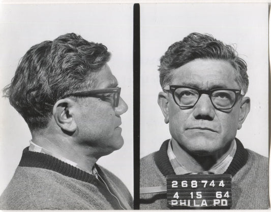 Sam Polito Mugshot - Arrested on 4/15/1964 for Illegal Lottery