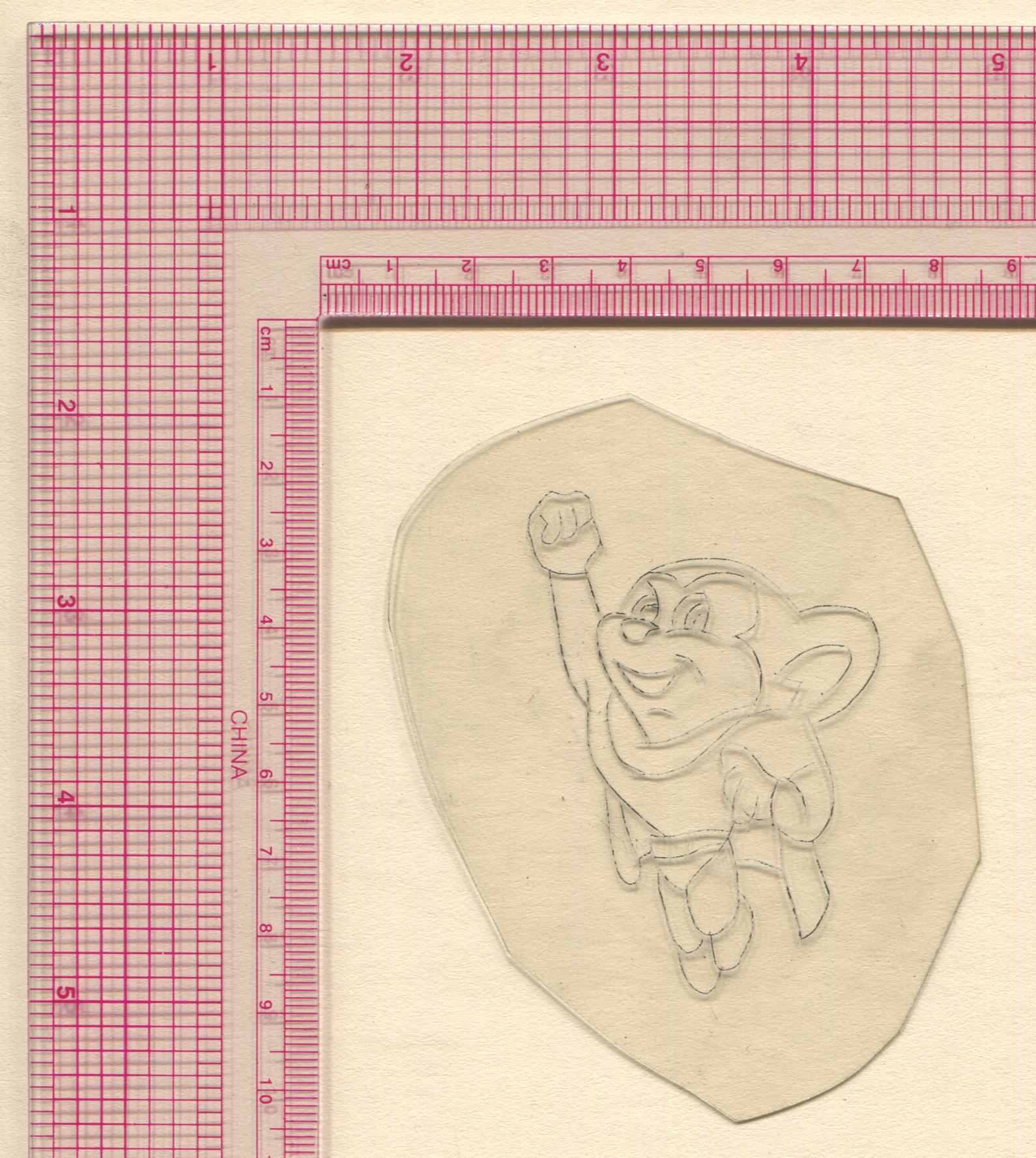 Mighty Mouse Vintage Traditional Tattoo Acetate Stencil from Bert Grim –  Memory Hole Vintage