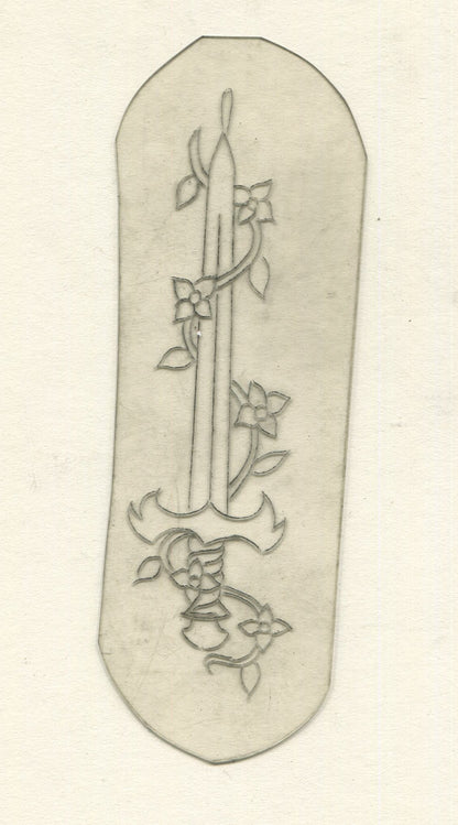 Sword Dagger Vintage Traditional Tattoo Acetate Stencil from Bert Grimm's Shop