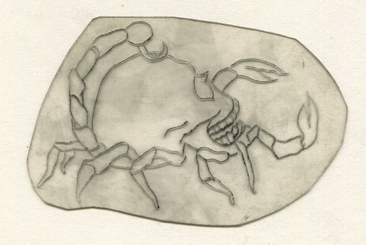 Skull Scorpion Vintage Traditional Tattoo Acetate Stencil from Bert Grimm's Shop