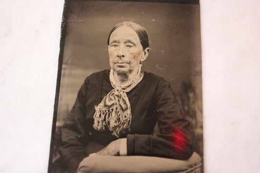 Tintype Photograph of an Elderly Woman