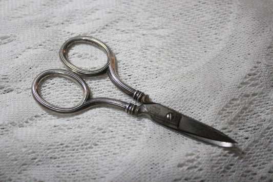 Appliqué Scissors with Sterling Silver Handles