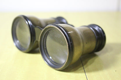 Antique Lemaire Fabt Brass Opera Glasses / Binoculars, Made in Paris