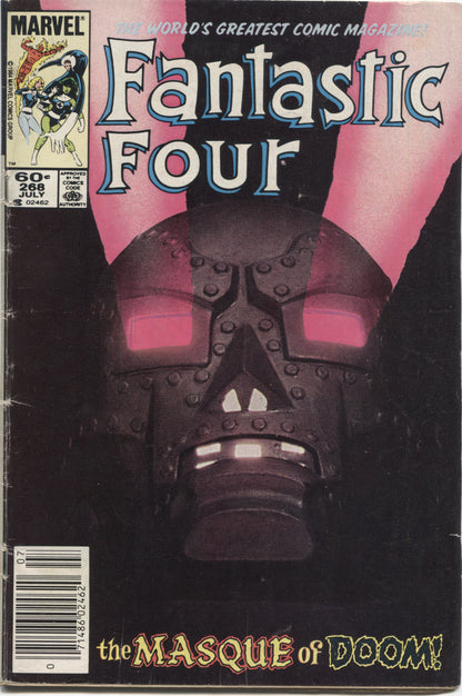 Fantastic Four No. 268, "The Masque of Doom," Marvel Comics, July 1984