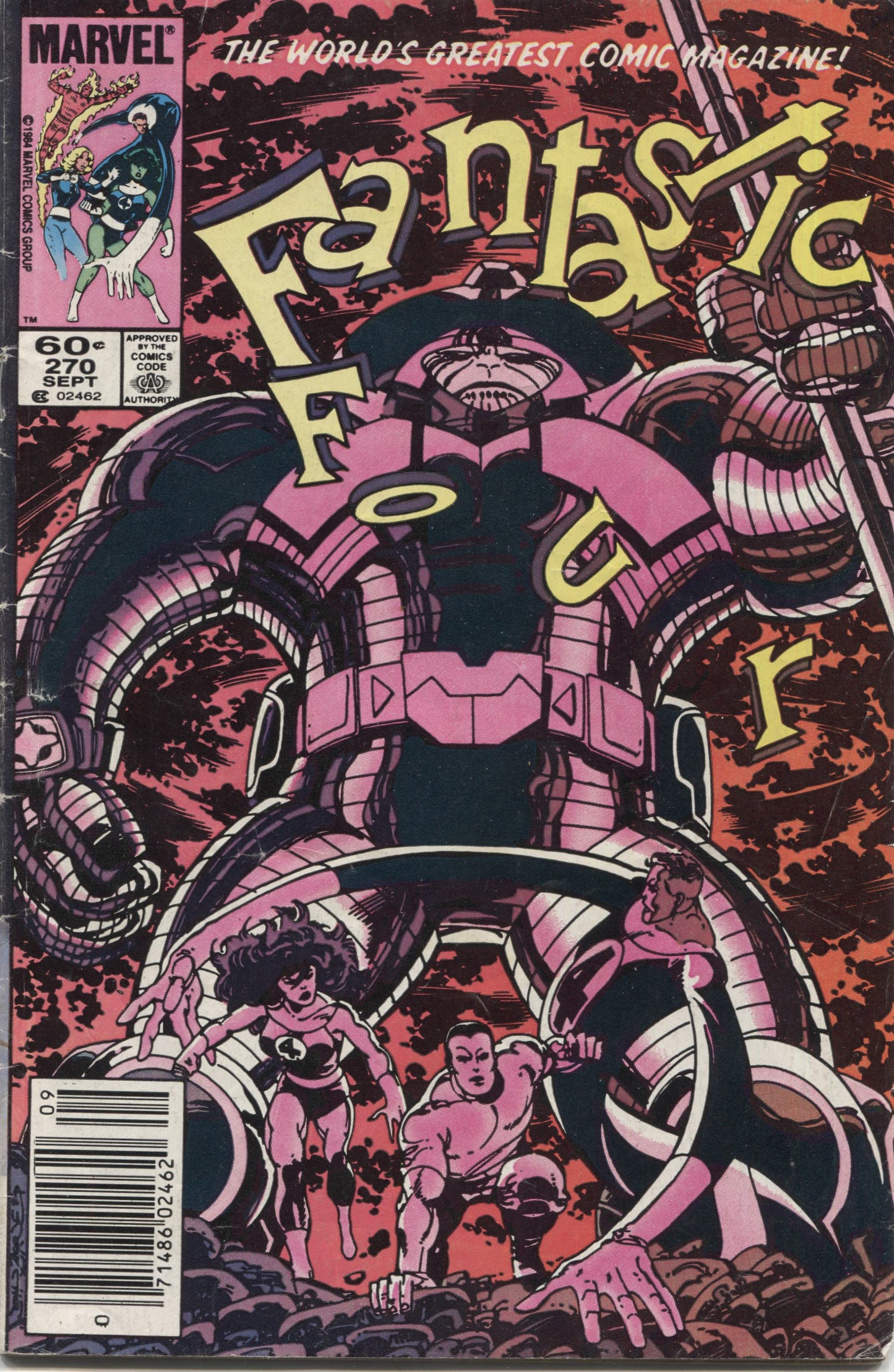 Fantastic Four No. 270, Marvel Comics, September 1984