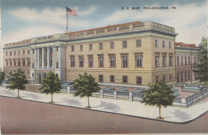 Philadelphia, Pennsylvania Vintage Souvenir Postcard Folder