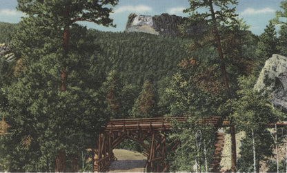 Black Hills, South Dakota Vintage Souvenir Postcard Folder