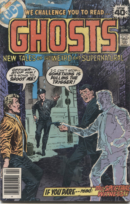 Ghosts No. 75, "The Spectral Witness," DC Comics. April 1979
