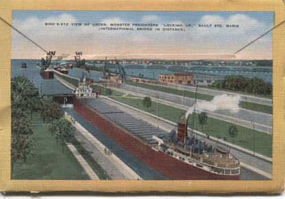 Northern Michigan Vintage Souvenir Postcard Folder
