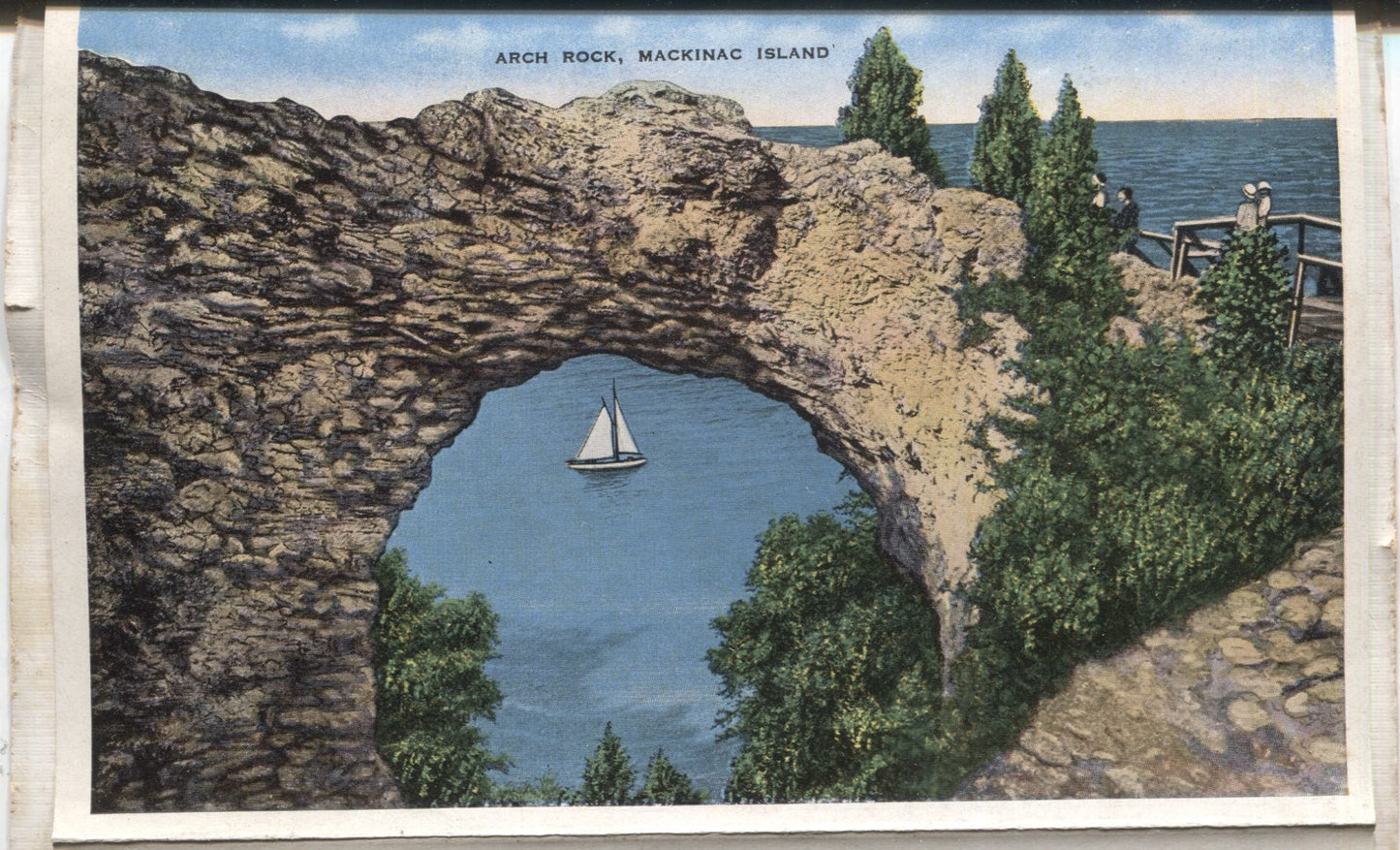 Northern Michigan Vintage Souvenir Postcard Folder
