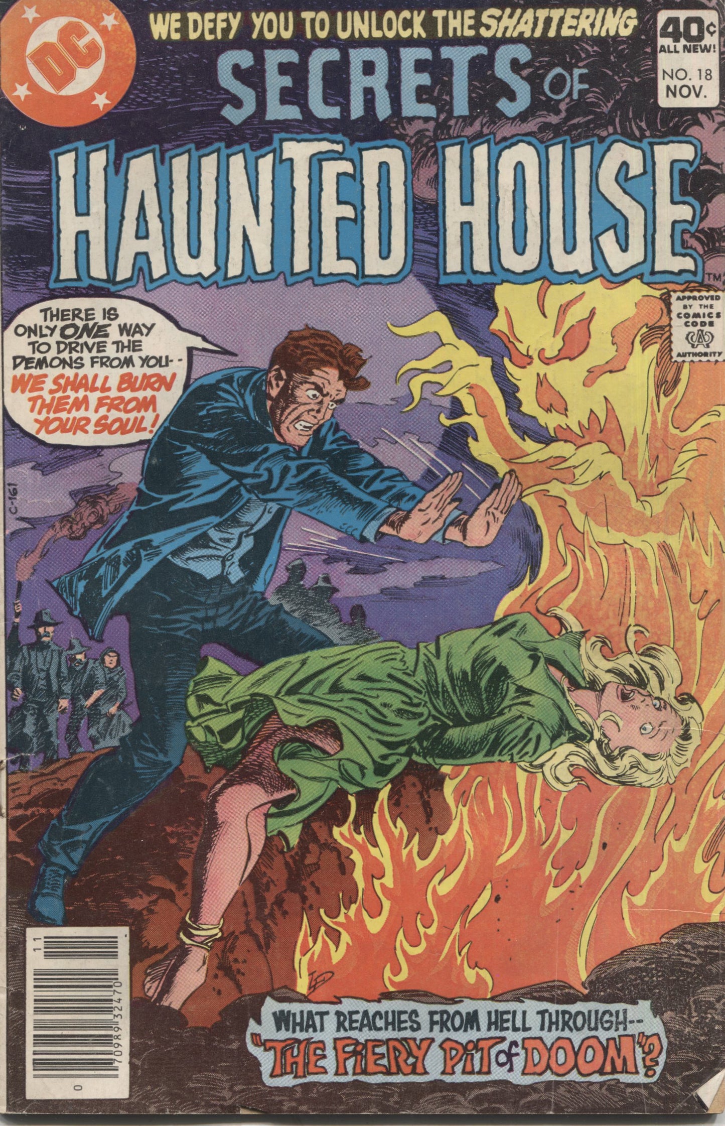 Secrets of Haunted House No. 18, "The Fiery Pit of Doom," DC Comics, November 1979