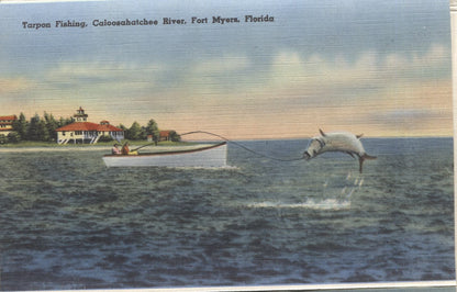 Fort Myers, Florida Vintage Souvenir Postcard Folder