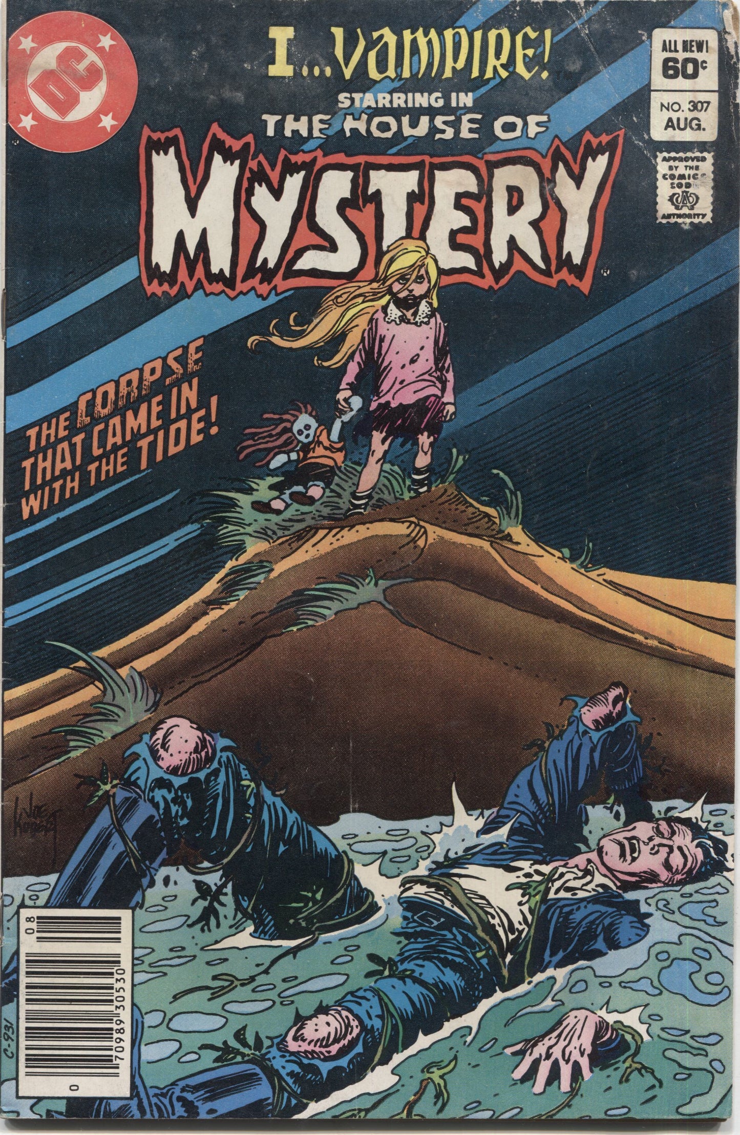The House of Mystery No. 307, "The Corpse That Came in with the Tide," DC Comics, August 1982
