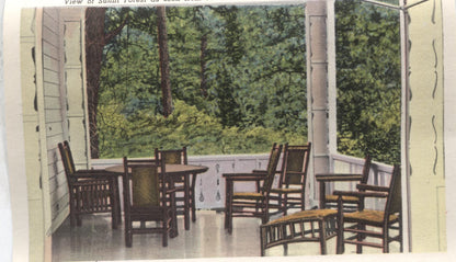 The Little White House, Warm Springs, Georgia Vintage Souvenir Postcard Folder