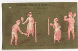 Sanborn, Conant & Webber Soaps, Boston, MA Antique Trade Card - 4" x 2.5"