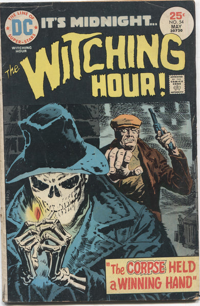 The Witching Hour No. 54, "The Corpse Held a Winning Hand," DC Comics, May 1975