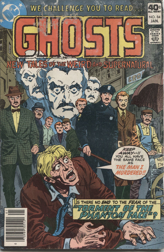 Ghosts No. 84, "Torment of the Phantom Face," DC Comics, January 1980