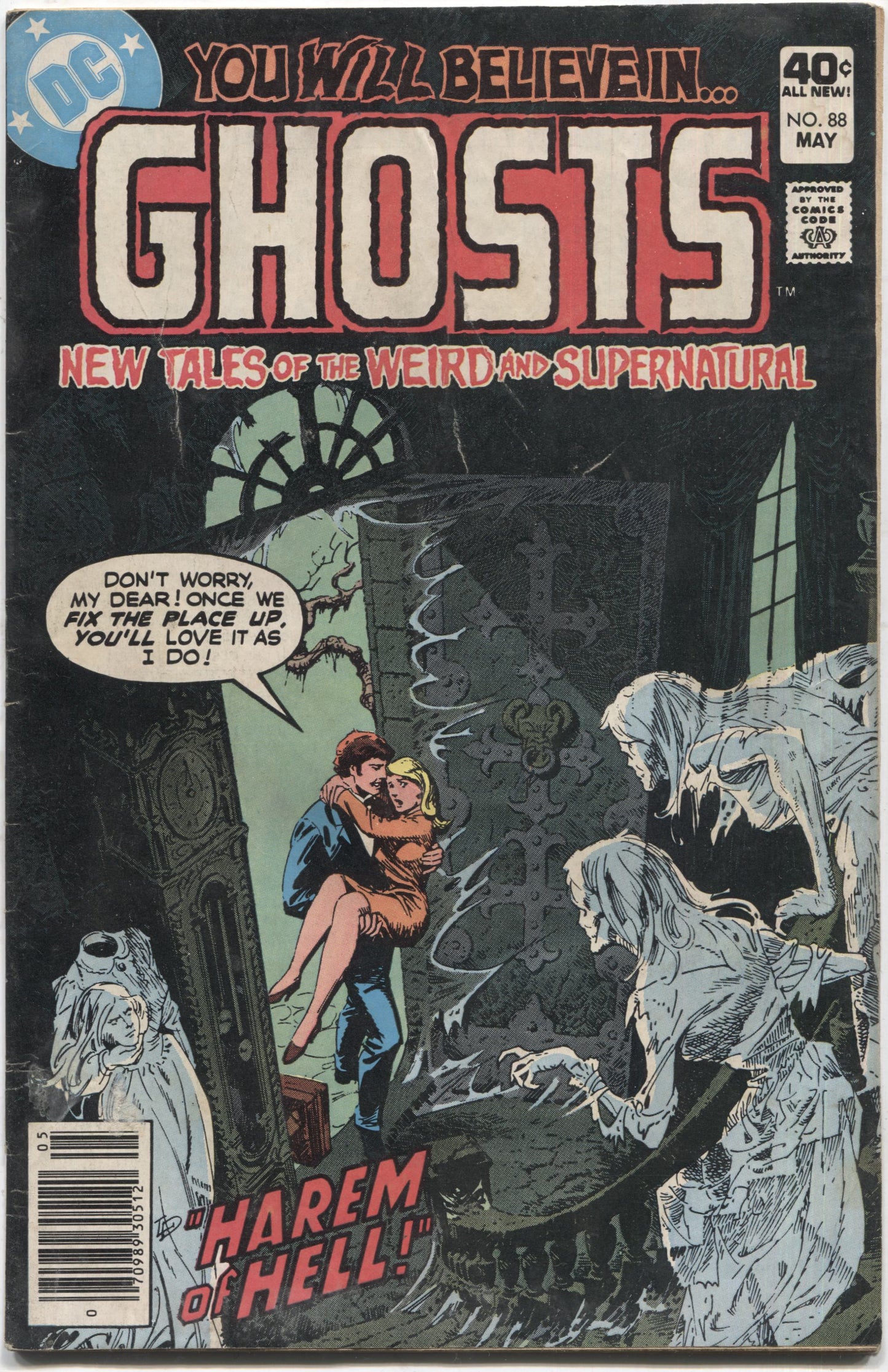 Ghosts No. 88, "Harem of Hell," DC Comics, May 1980