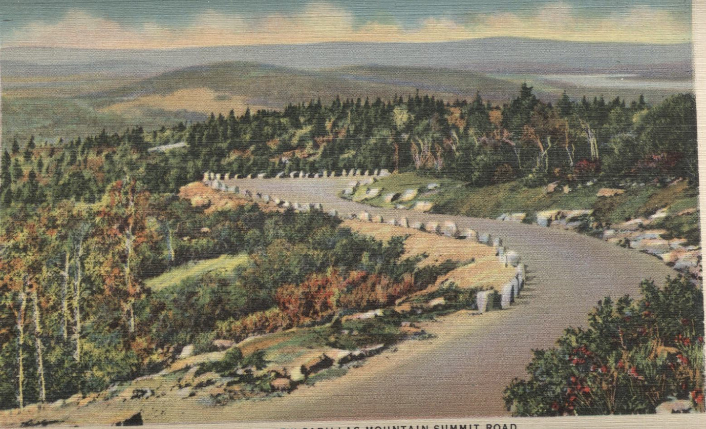 Acadia National Park, Mount Desert, Maine Vintage Souvenir Postcard Folder