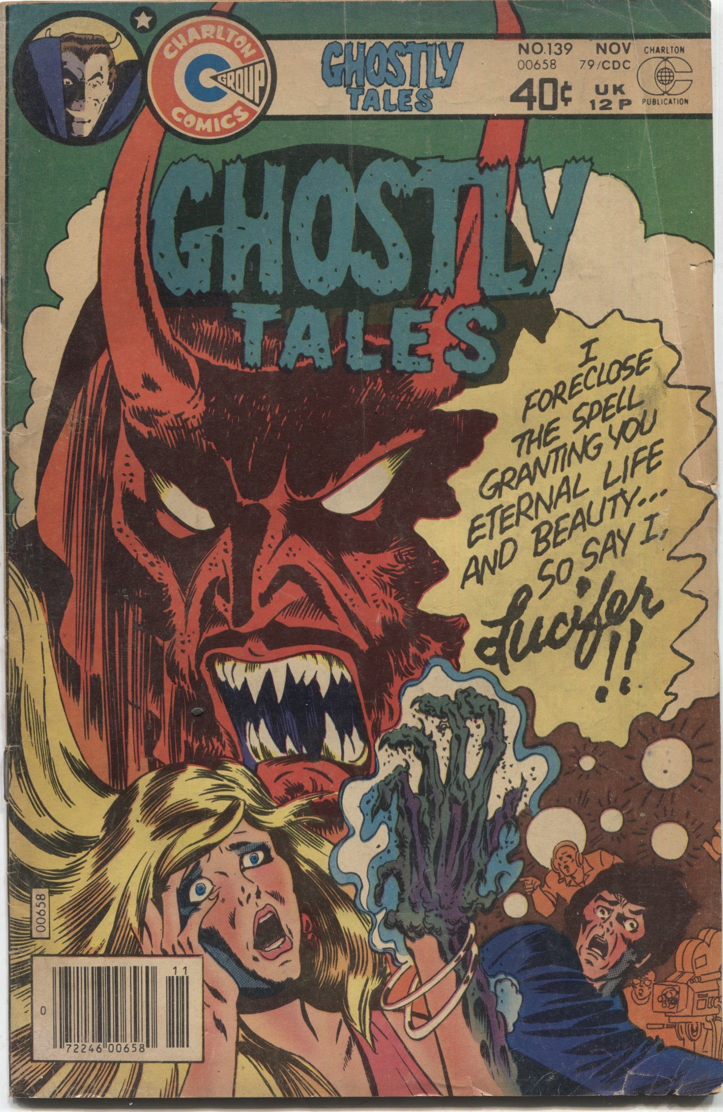 Ghostly Tales No. 139, Charlton Comics, November 1979