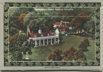 Mount Vernon, Virginia Vintage Souvenir Postcard Folder