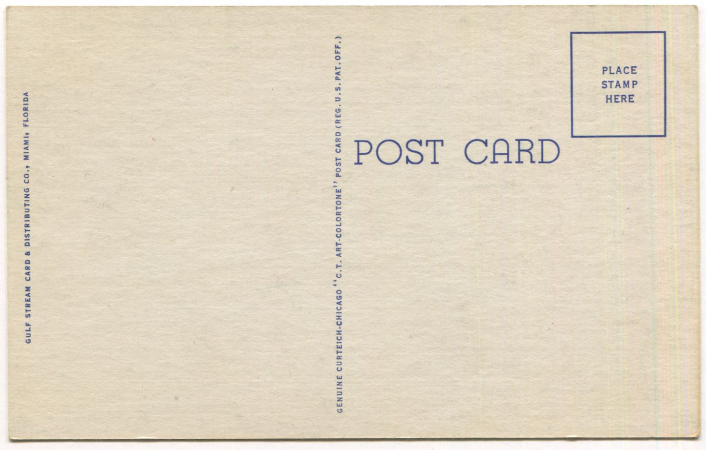 Jai Alai Fronton, Dania, Florida Vintage Postcard