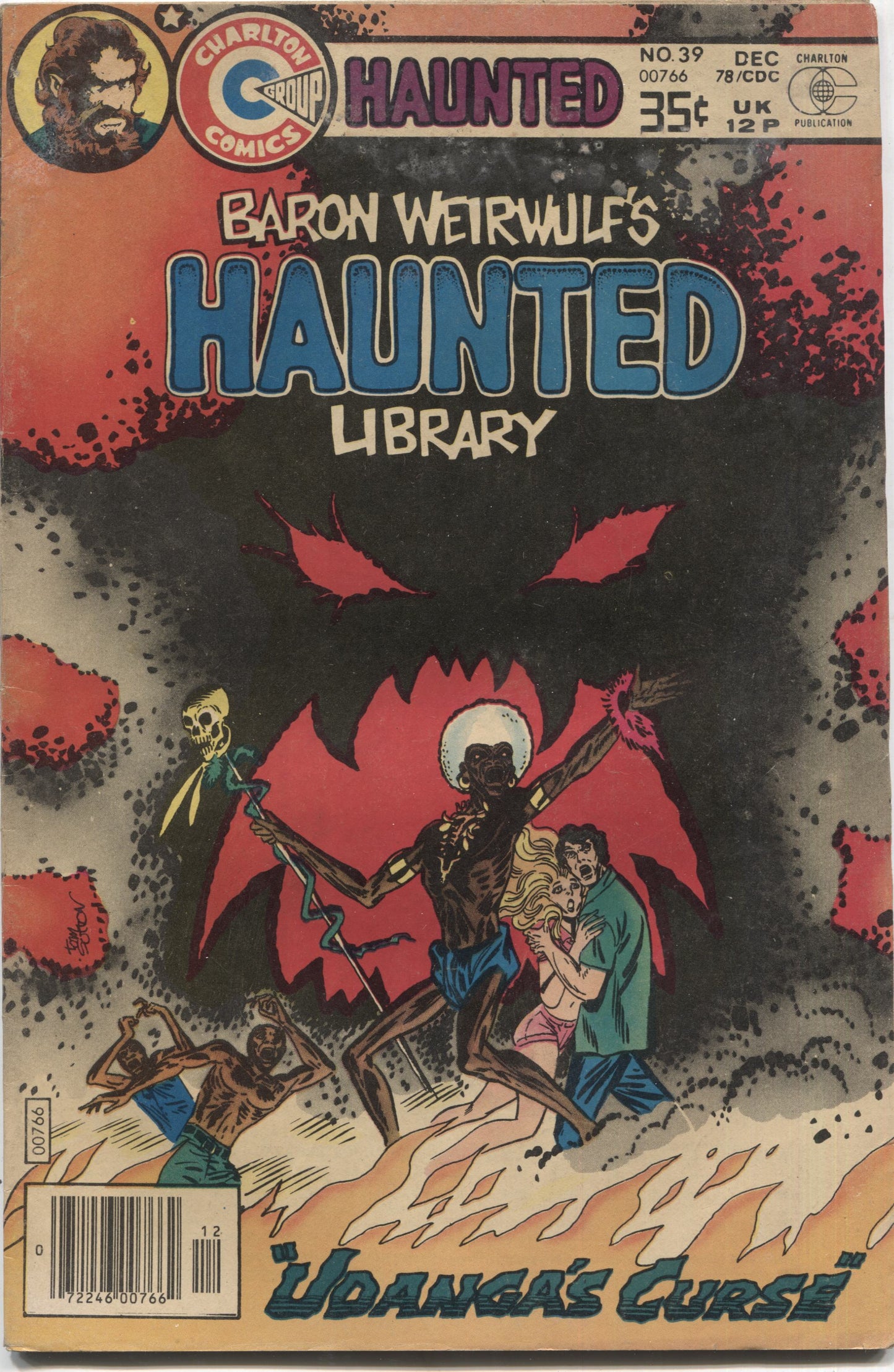 Haunted No. 39, "Udanga's Curse," Charlton Comics, December 1978
