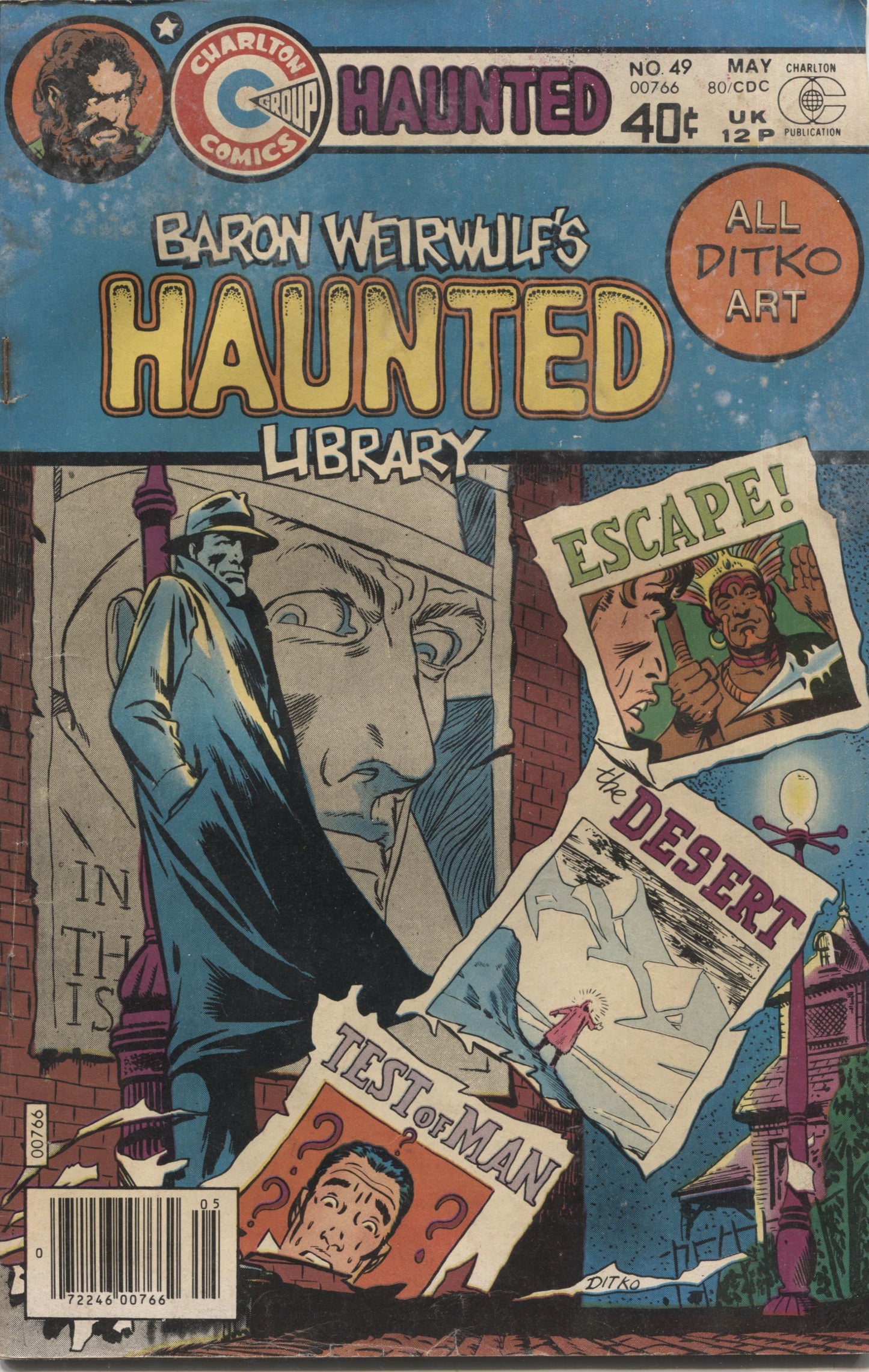 Haunted No. 49, "Escape," Charlton Comics, May 1980