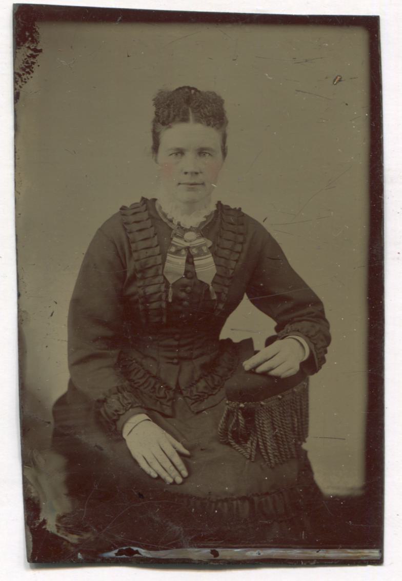 Tintype Photograph of a Seated Woman